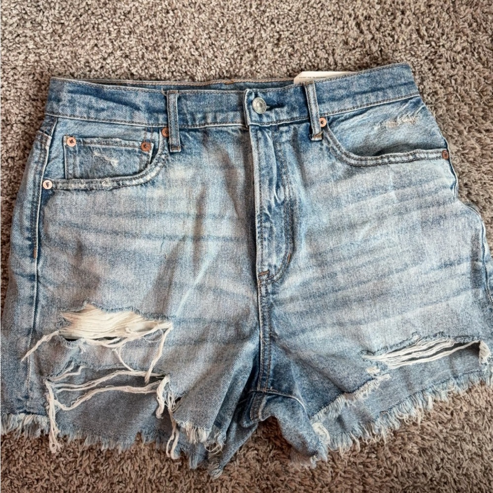 Distressed Denim Women's Shorts